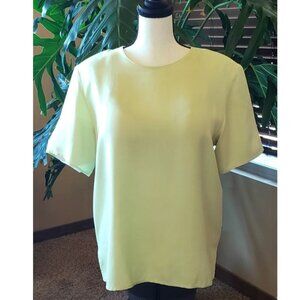 Charter Club Short Sleeve Blouse, Margarita Green
